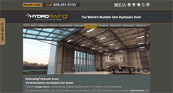 Desktop Screenshot of hydroswing-hydraulic-doors.com